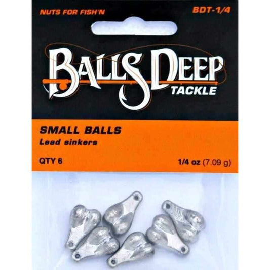 1/4 oz Sinkers - 3 Pack (18 sinkers)