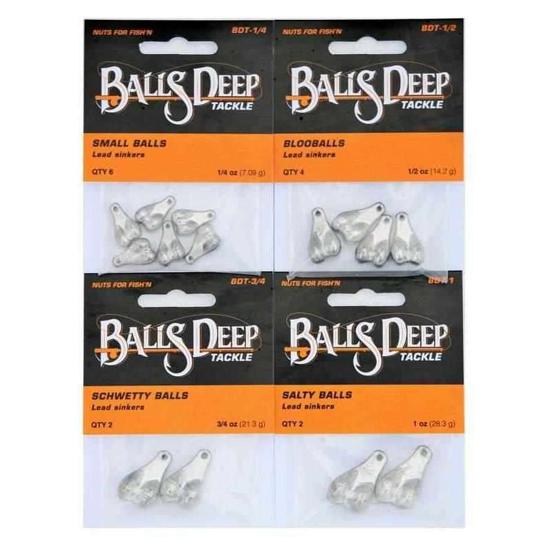 4 Pack Sack of Sinkers - 4 Different Sizes