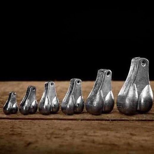6 Pack Sack of Fishing Sinkers - Includes 6 Different Sizes