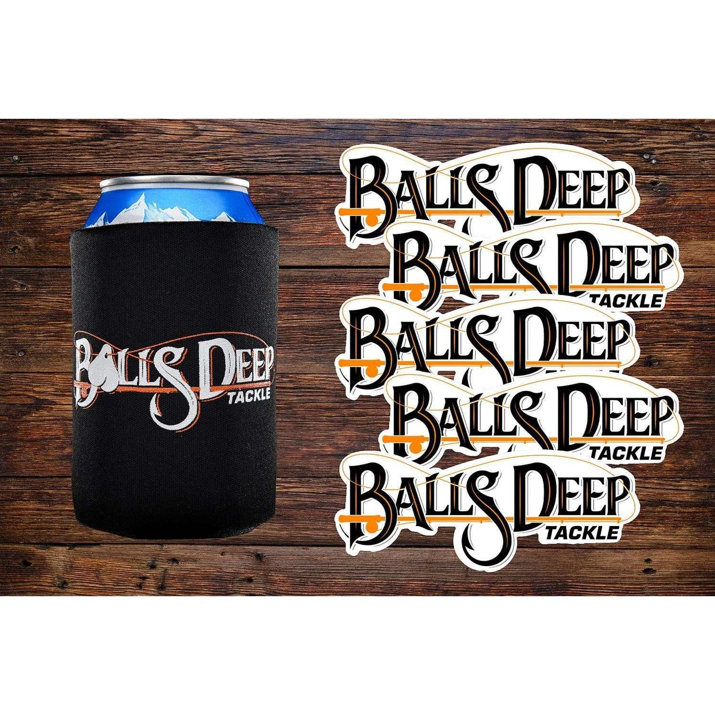 Koozie + 5 Stickers