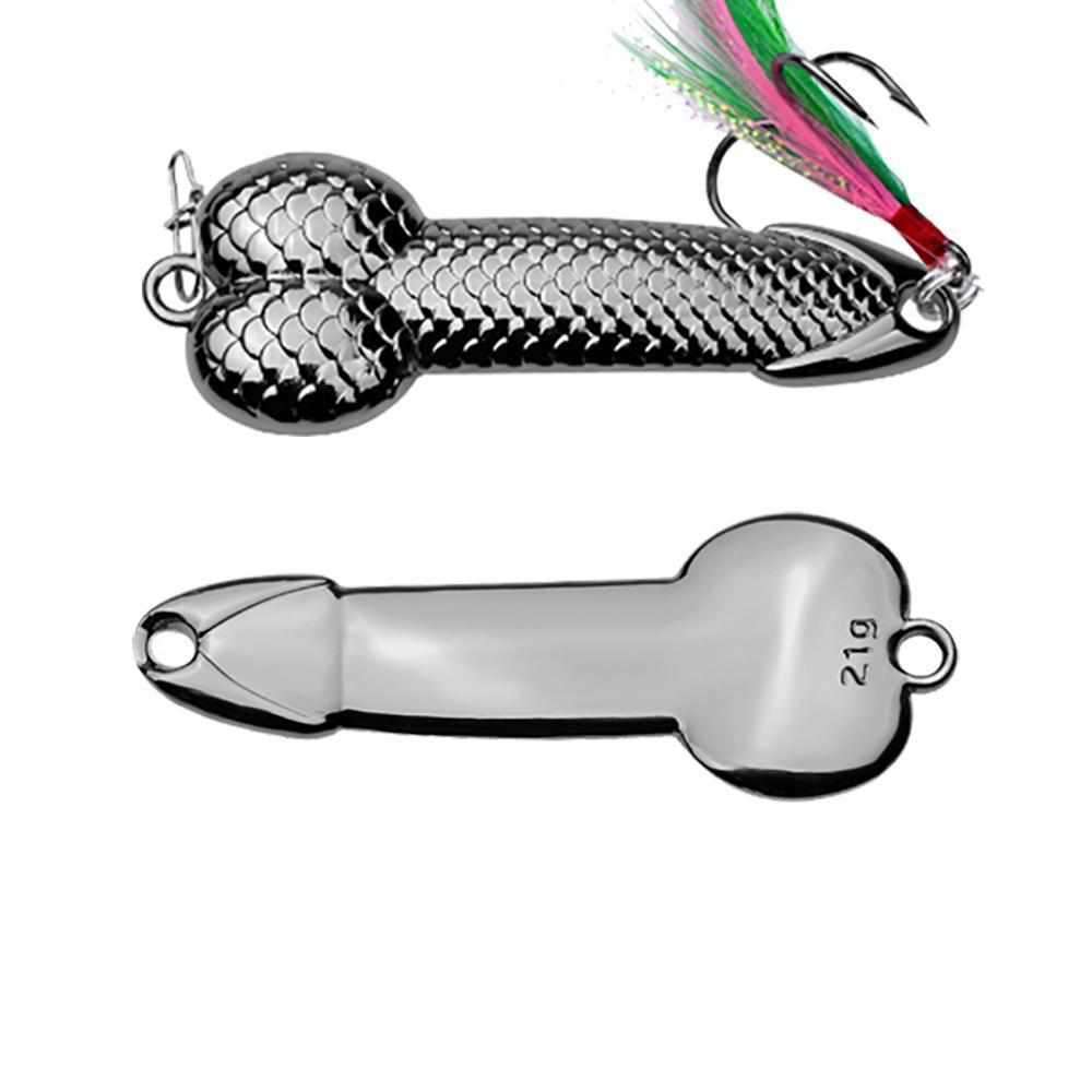 Silly Spoonbait Penis Lure - 4 Pack - Gold or Black