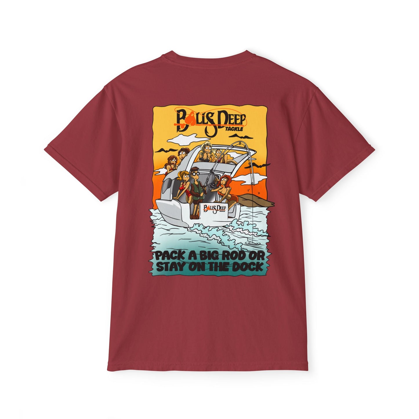 Balls Deep Tackle Signature Graphic Pocket Tee - ADULT (Comfort Colors)