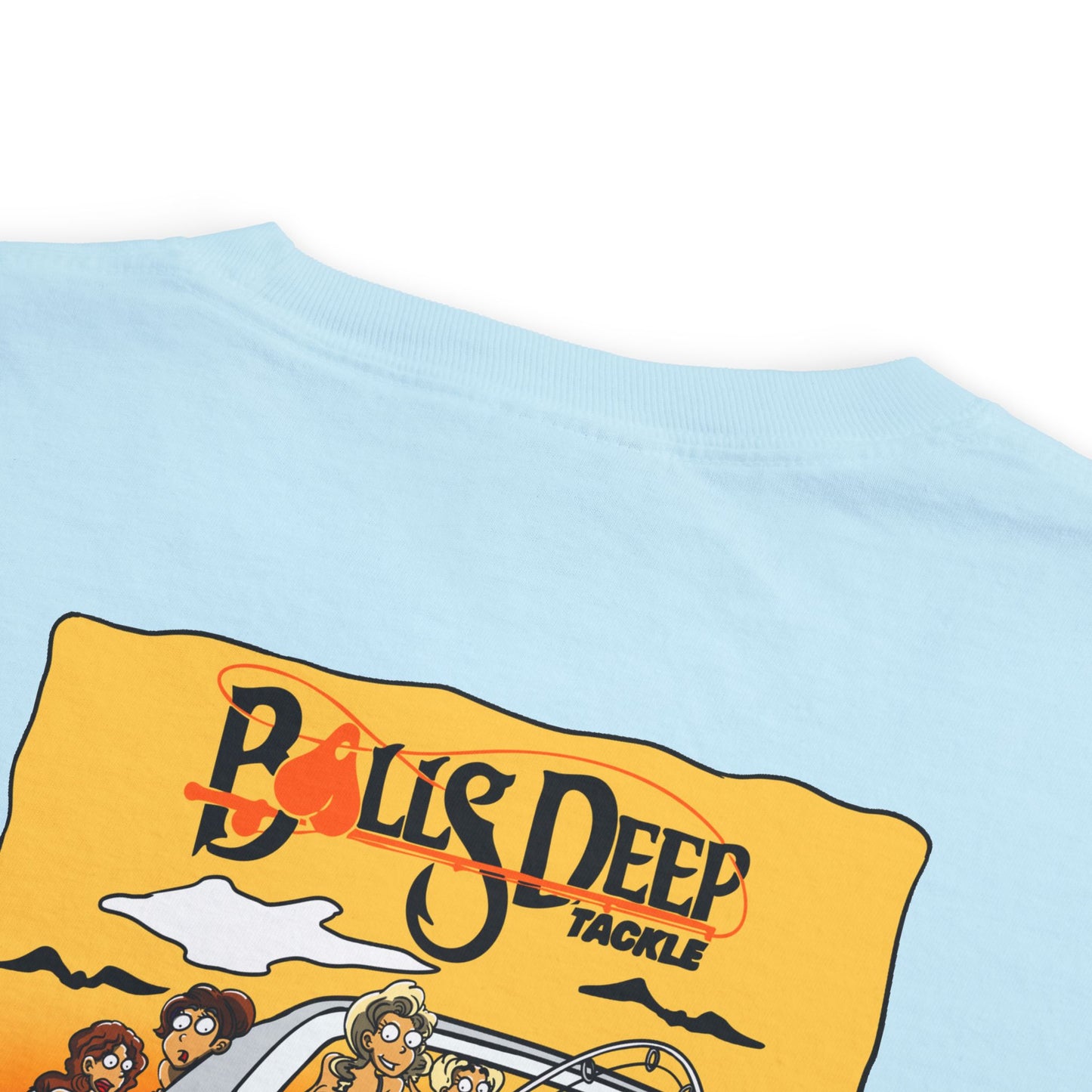 Balls Deep Tackle Signature Graphic Pocket Tee - ADULT (Comfort Colors)