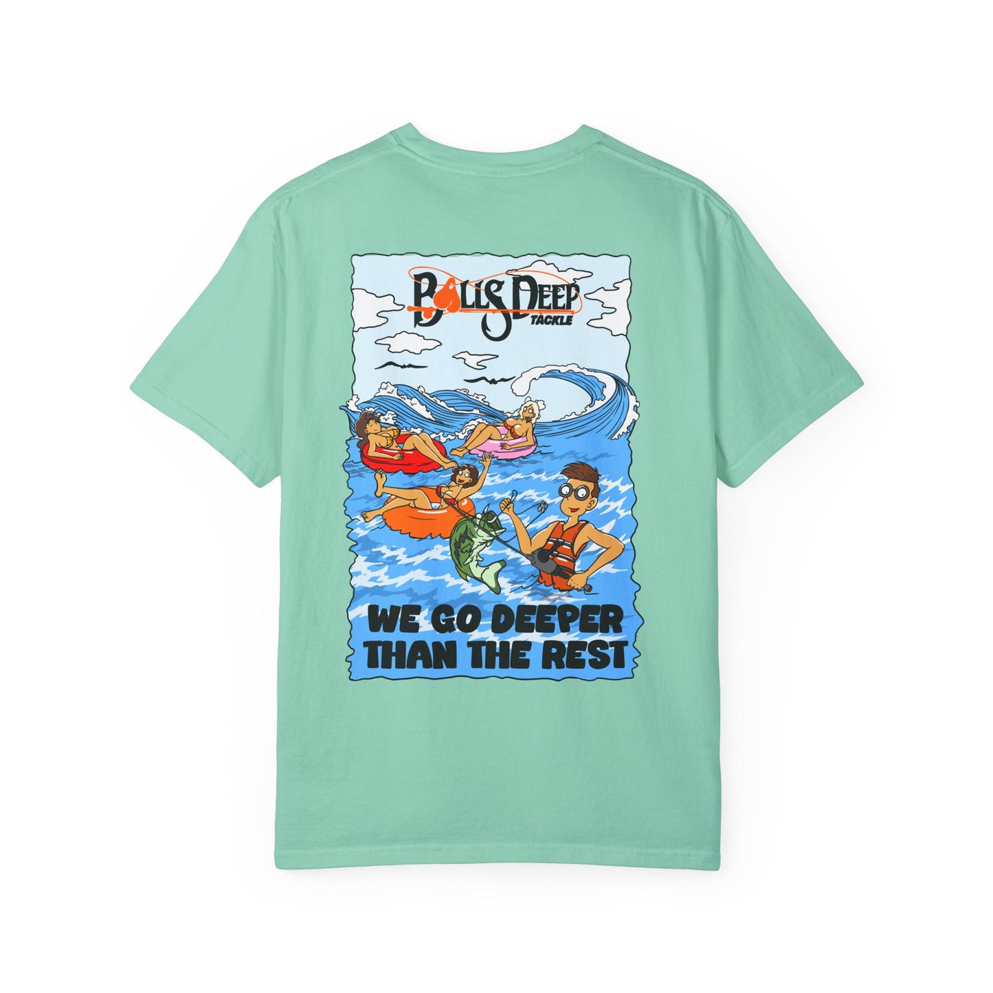 Balls Deep Tackle Signature Graphic Tee (Comfort Colors)