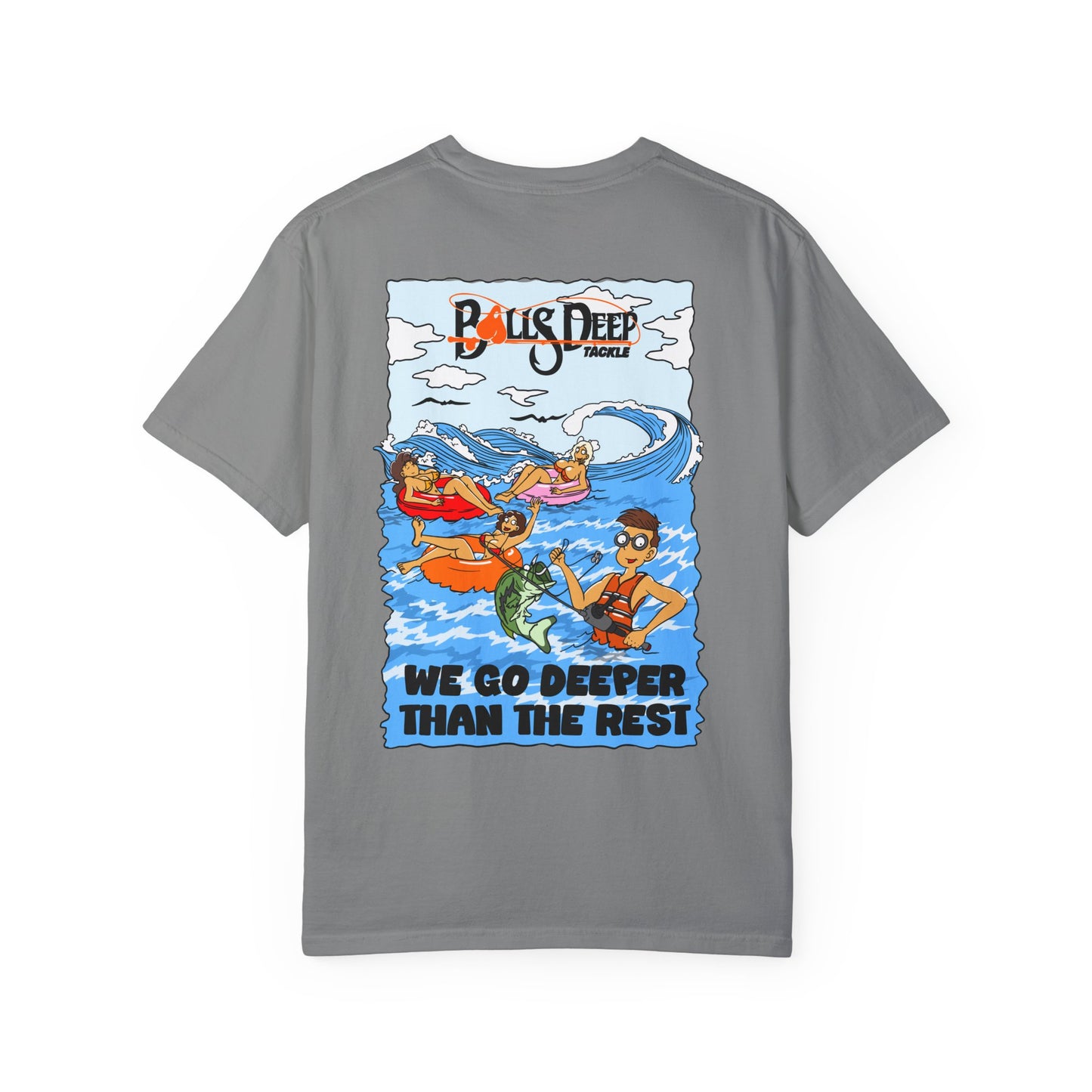 Balls Deep Tackle Signature Graphic Tee (Comfort Colors)