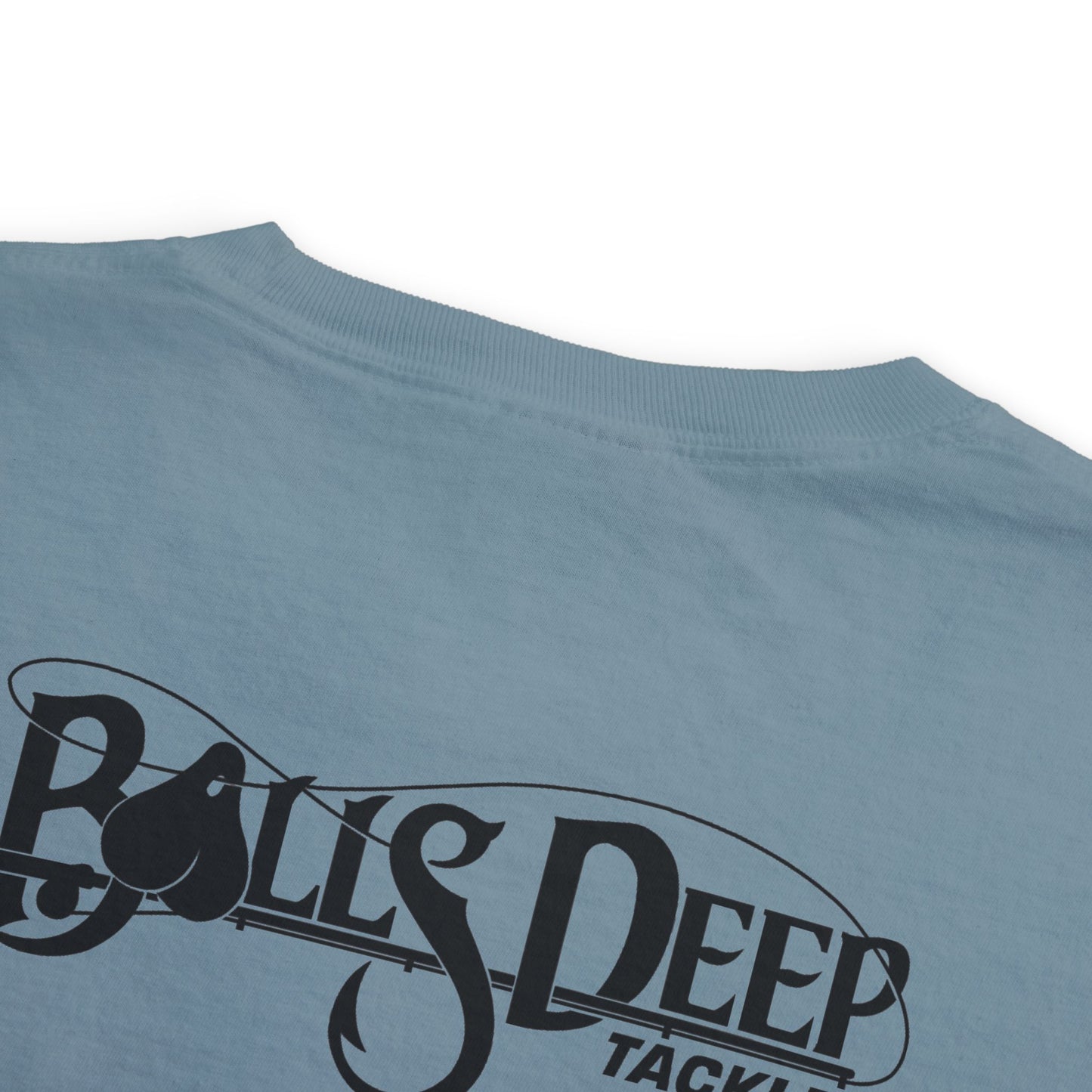 Balls Deep Tackle Signature Logo Pocket Tee (Comfort Colors)