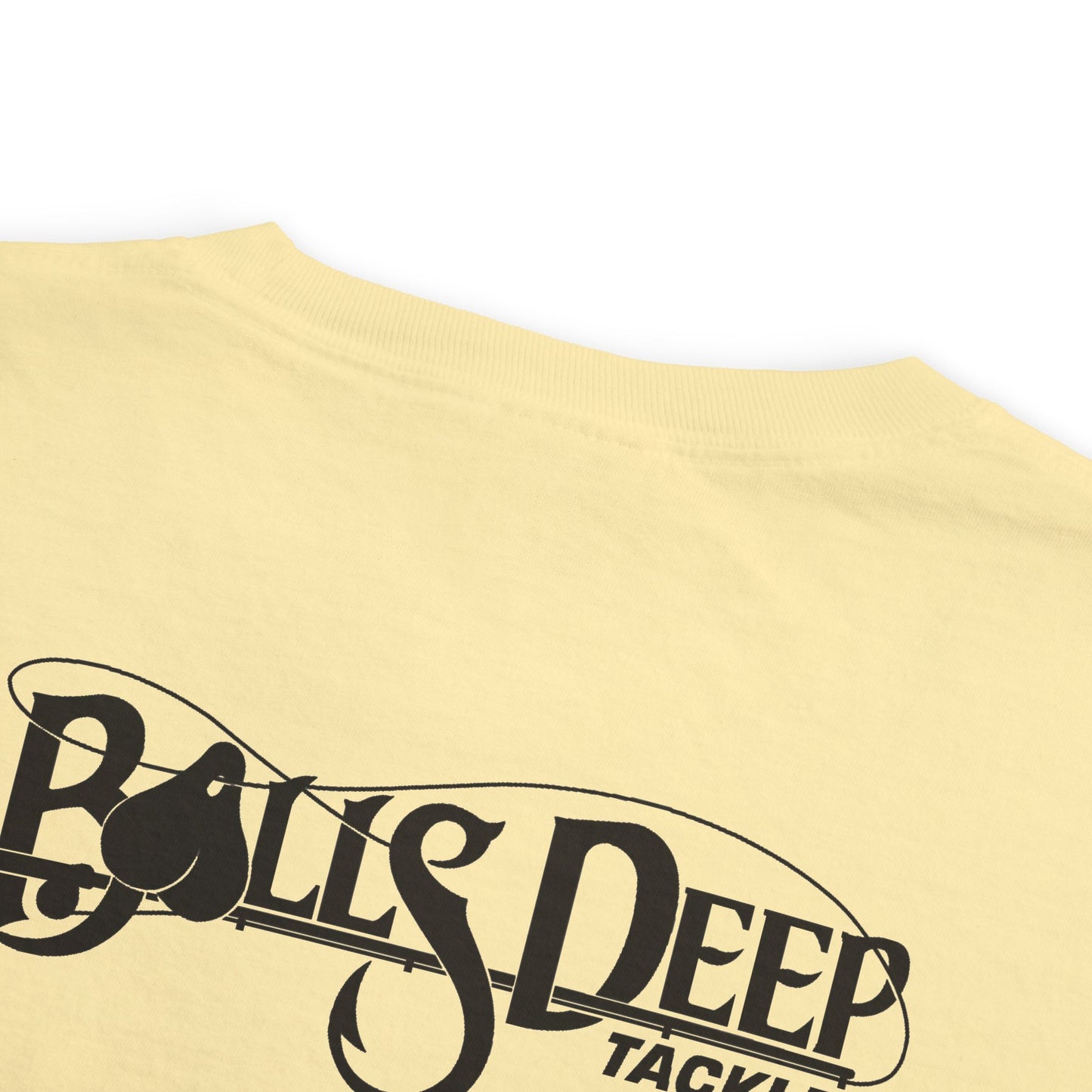 Balls Deep Tackle Signature Logo Pocket Tee (Comfort Colors)