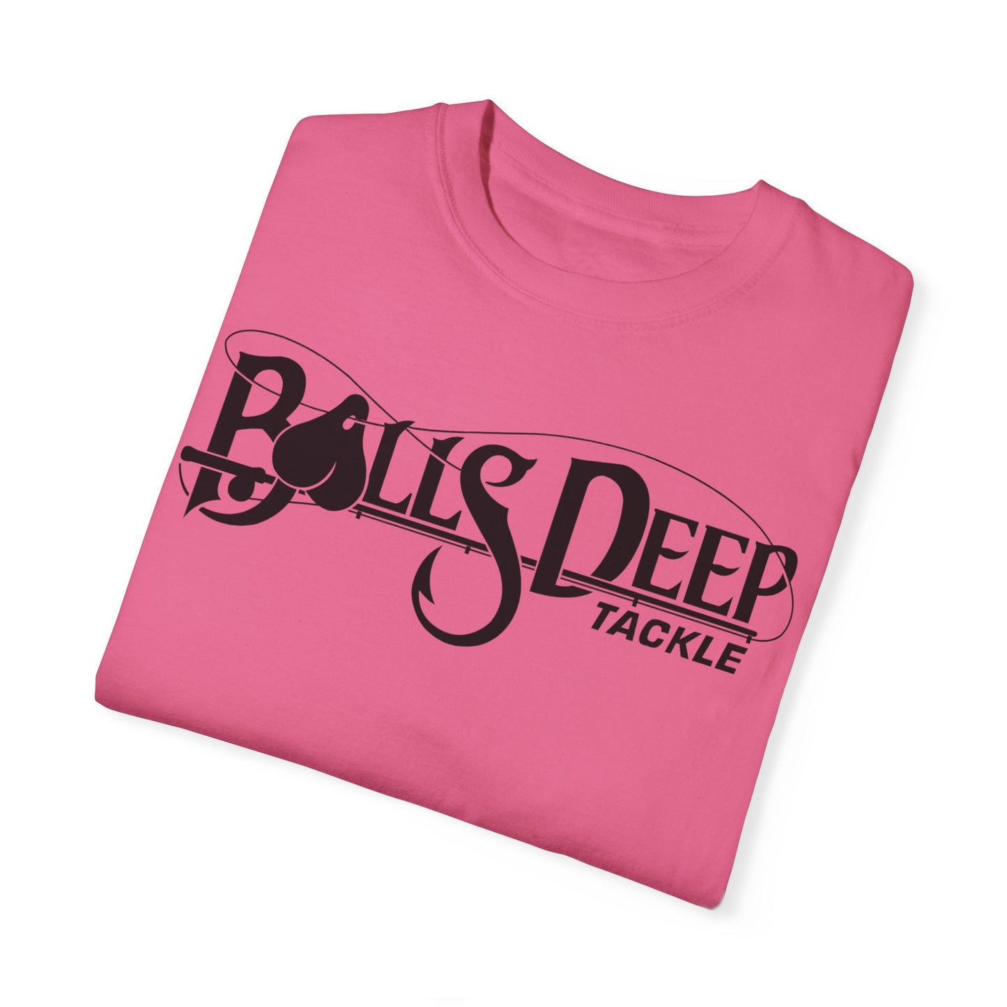 Balls Deep Tackle Women's Signature Logo Tee (Comfort Colors)