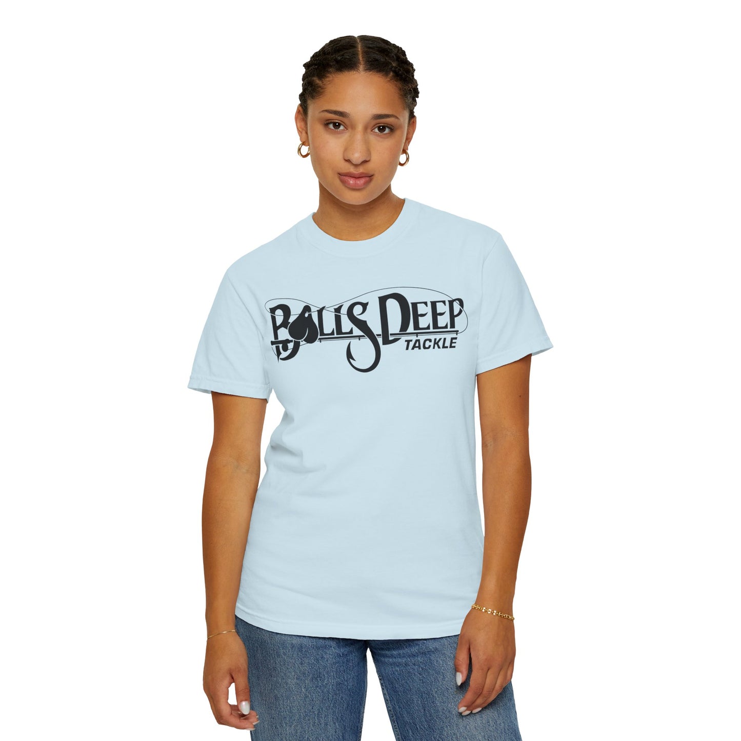 Balls Deep Tackle Women's Signature Logo Tee (Comfort Colors)