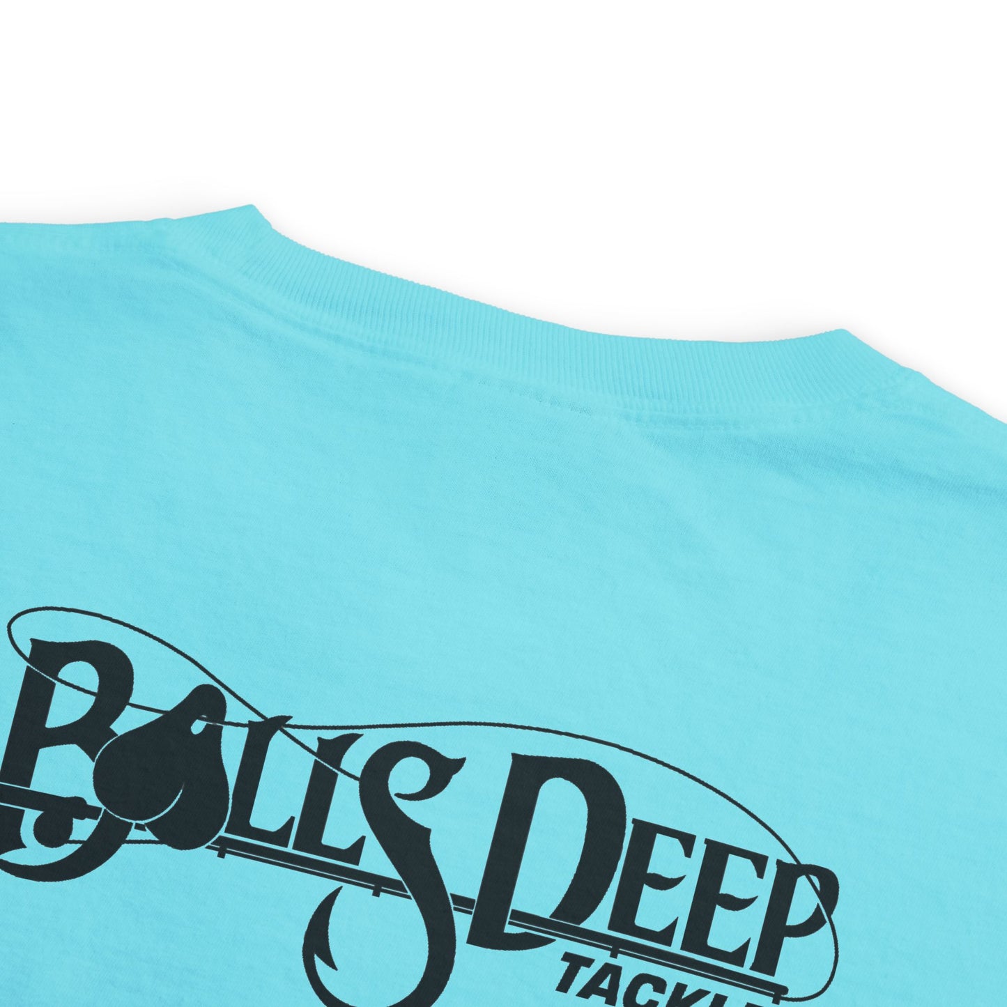 Balls Deep Tackle Signature Logo Pocket Tee (Comfort Colors)