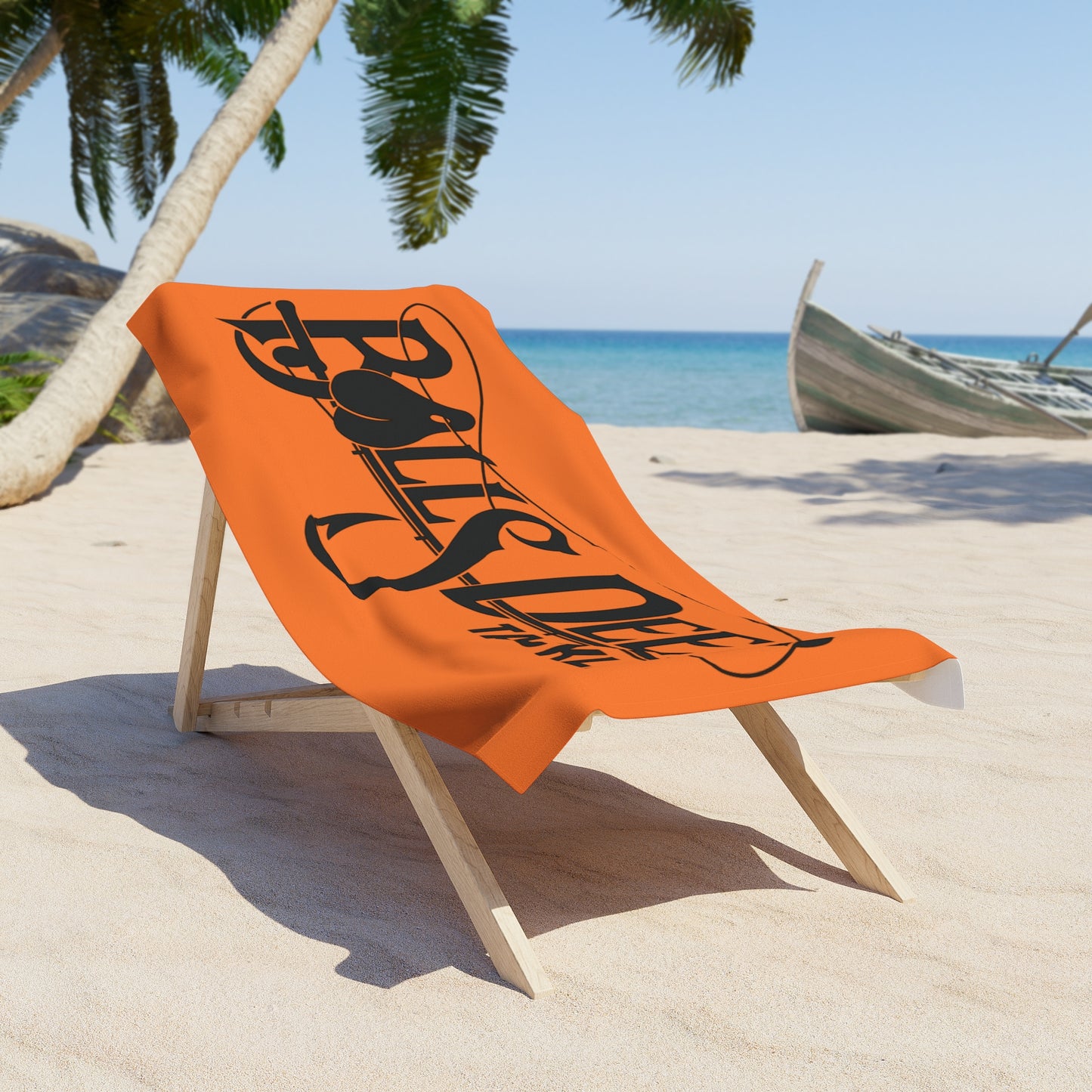 Balls Deep Signature Logo Beach Towel