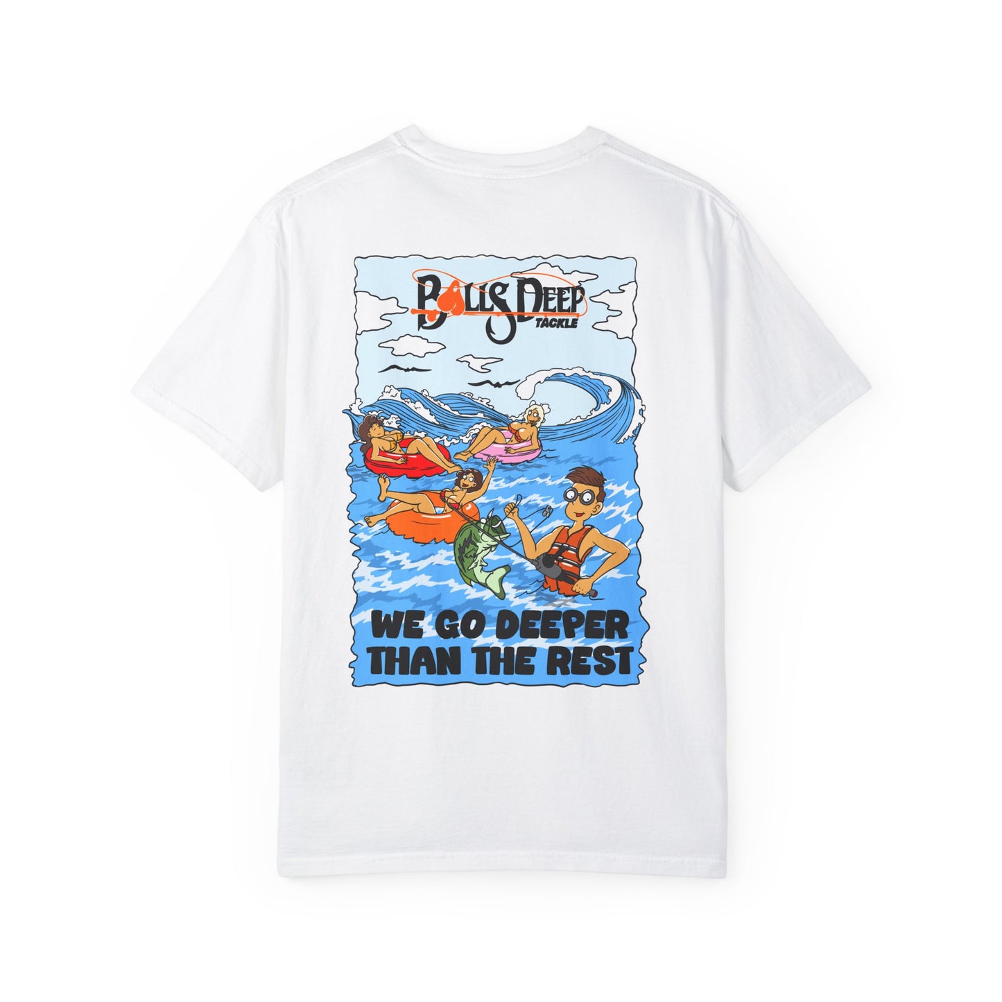 Balls Deep Tackle Signature Graphic Tee (Comfort Colors)