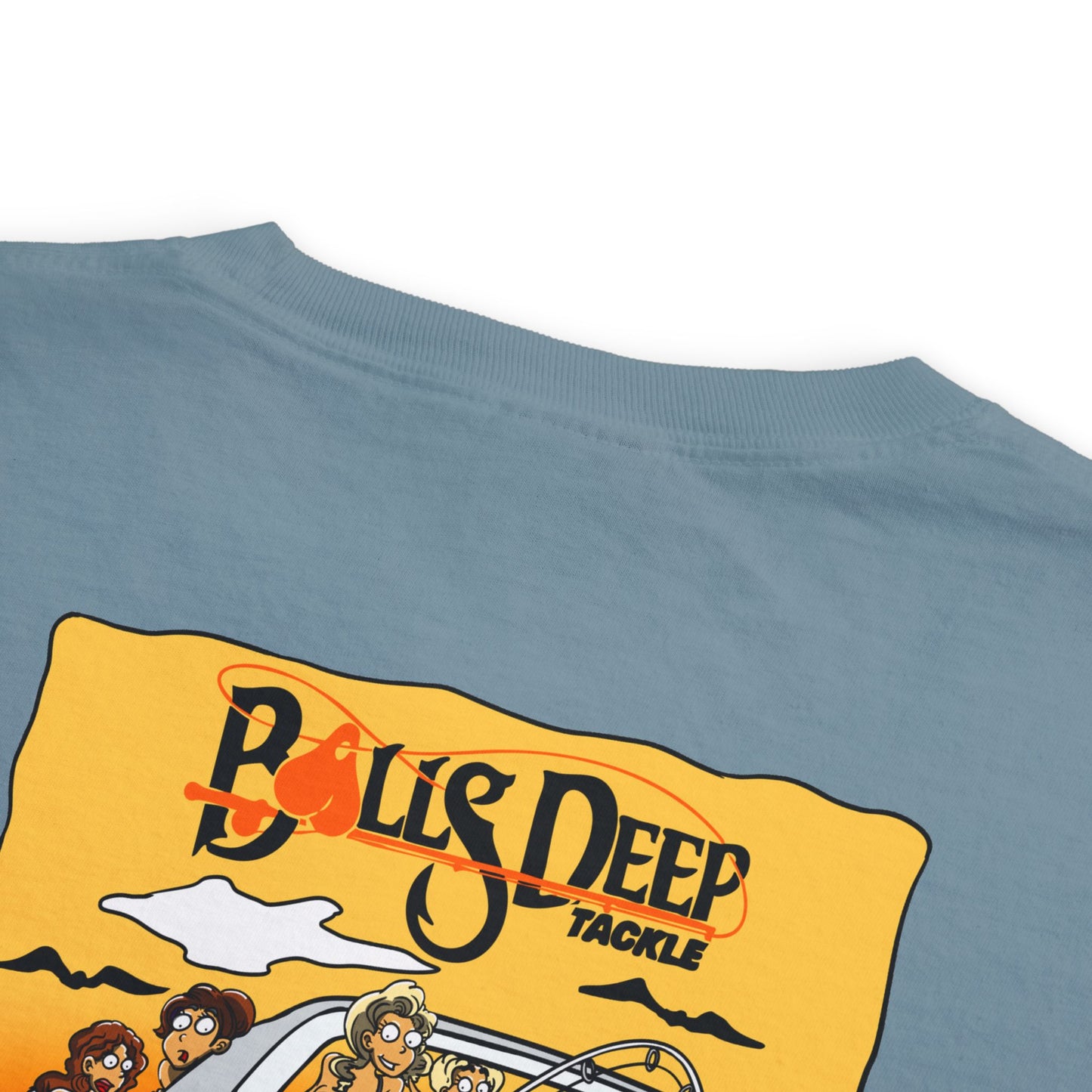 Balls Deep Tackle Signature Graphic Pocket Tee - ADULT (Comfort Colors)