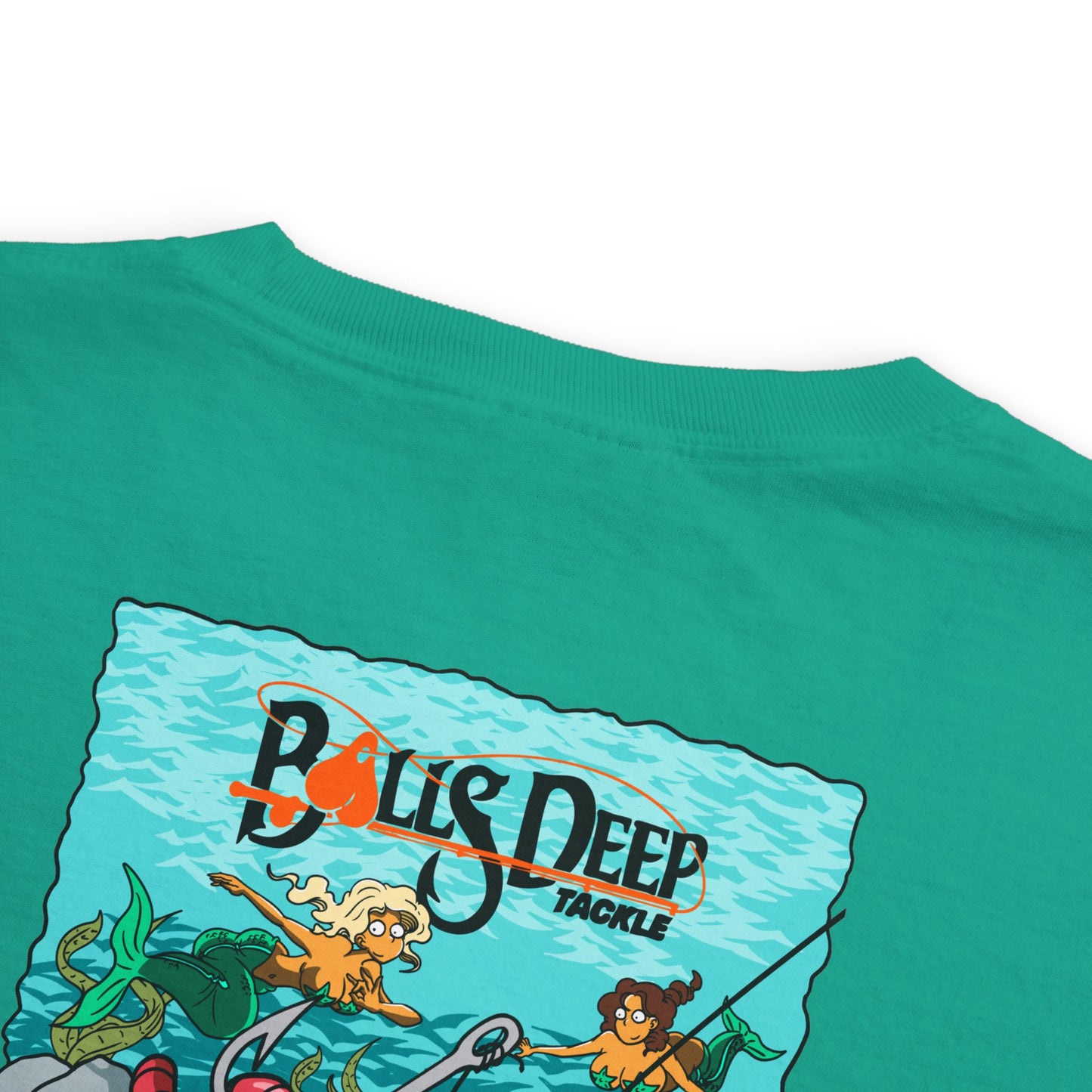 Balls Deep Tackle Signature Graphic Pocket Tee (Comfort Colors)