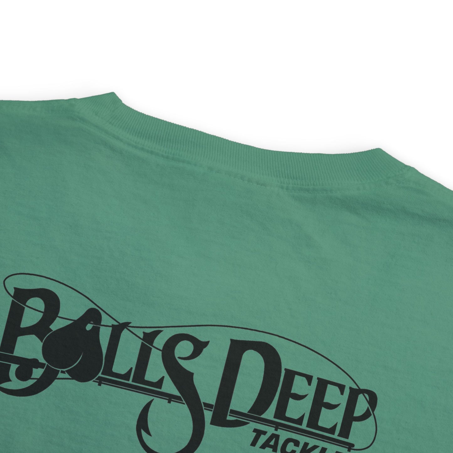 Balls Deep Tackle Signature Logo Pocket Tee (Comfort Colors)