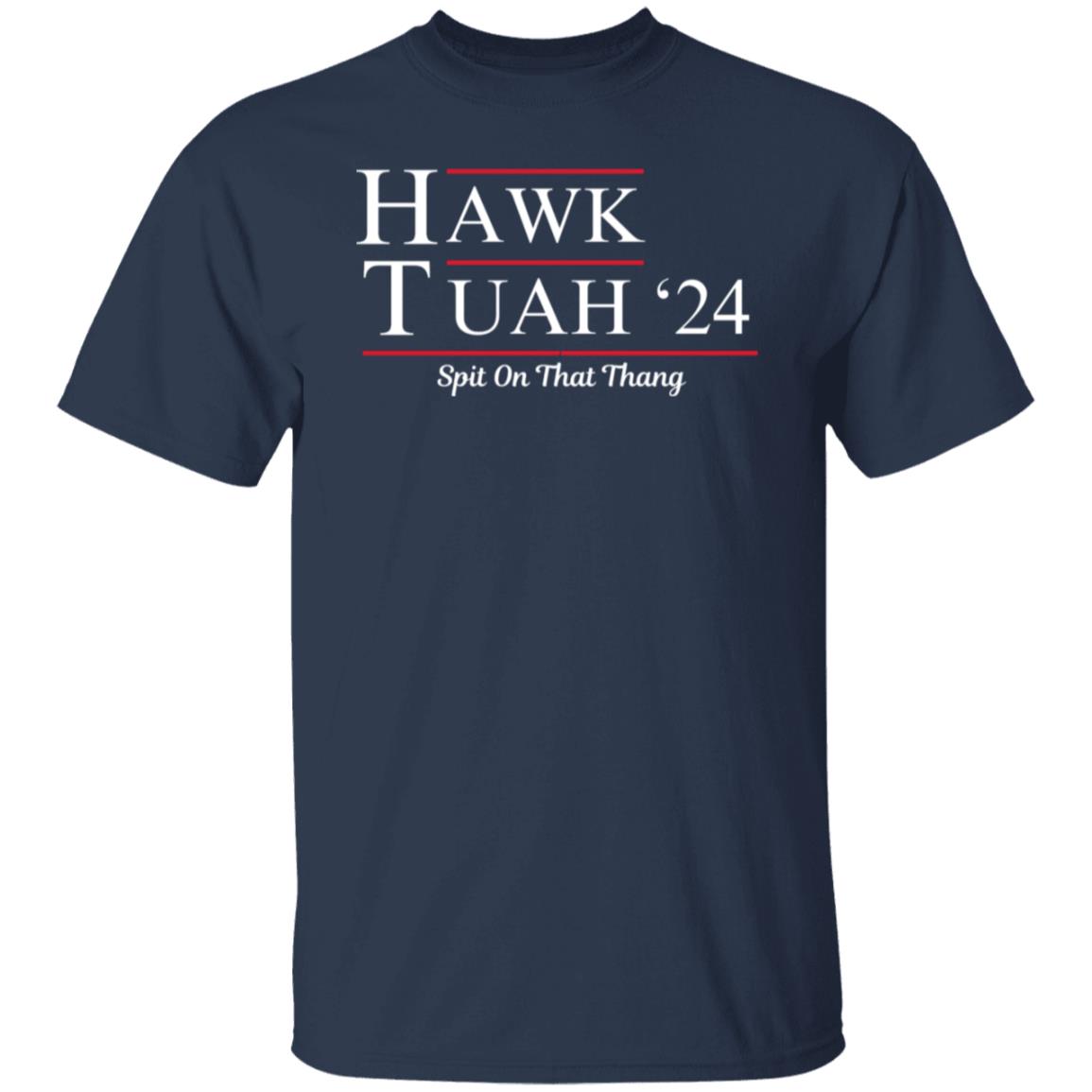 Hawk Tuah T-Shirt (Blue)