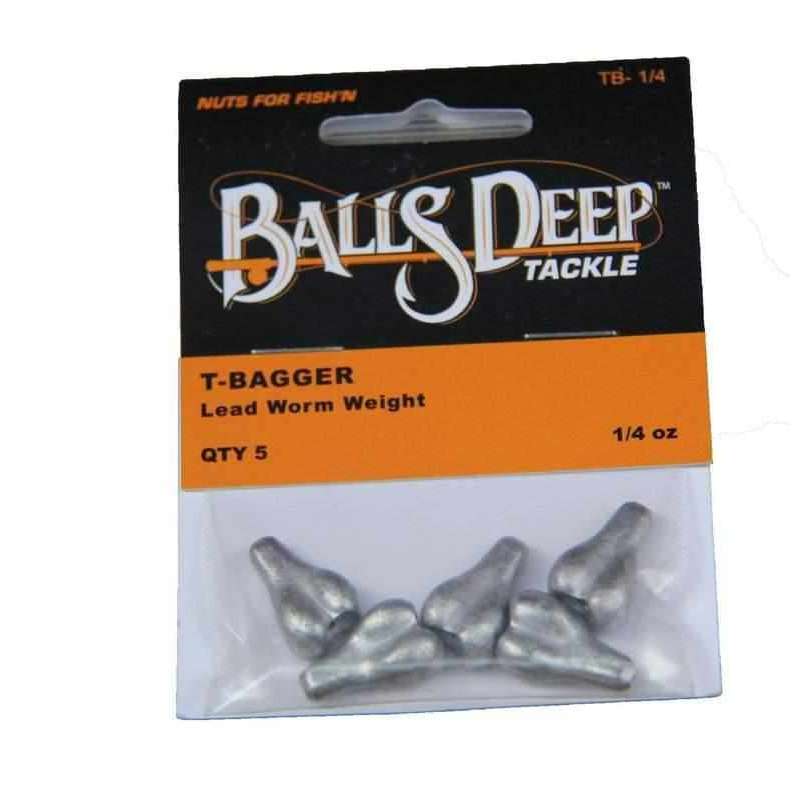 1/4 oz T-Baggers - 18 Pack of Worm Weights
