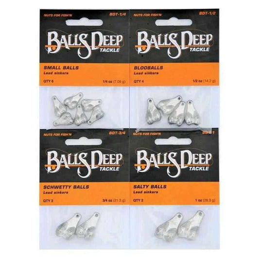 4 Pack Sack of Sinkers - 4 Different Sizes