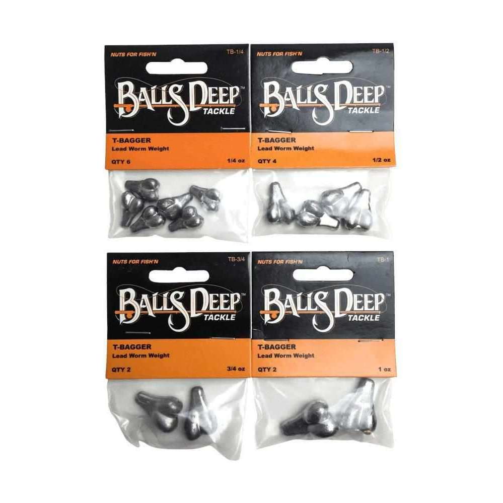 1/4 oz T-Baggers - 18 Pack of Worm Weights