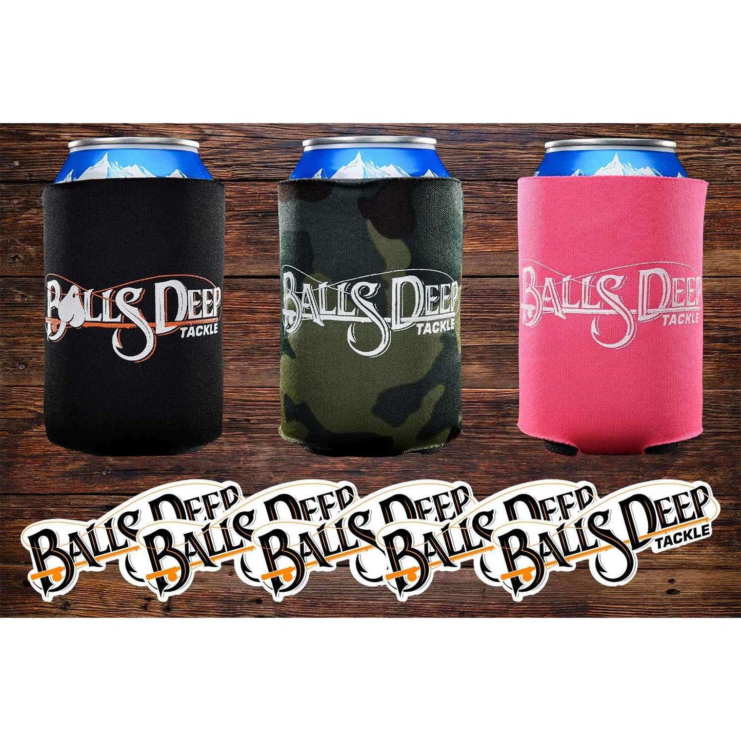 https://ballsdeeptackle.com/cdn/shop/products/balls-deep-tackle-funny-fishing-shirts-and-hats-fishing-gifts-for-men-koozie-3-pack-black-camo-pink-5-stickers-accessories-27835052.jpg?v=1602529995&width=1445